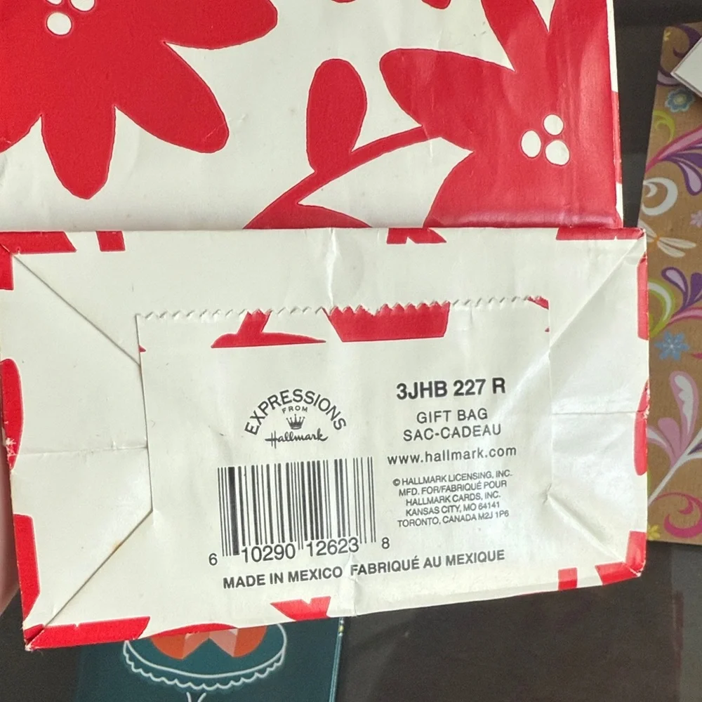 Colorful Gift Bags for Parties ( total of 6)